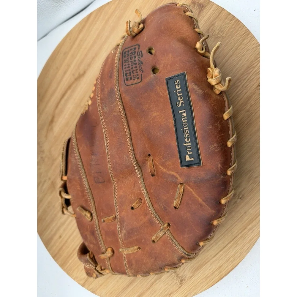 Vintage Wilson Streamlined Fingers Professional Model Snap‎ Action Catchers Mitt